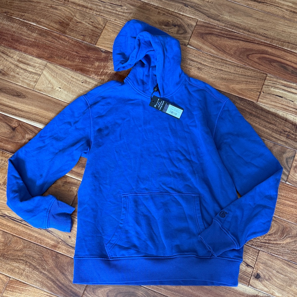 Greyson, Lake Fleece Hoodie, Emperor Blue Men's Hoodie, Small, Nwt